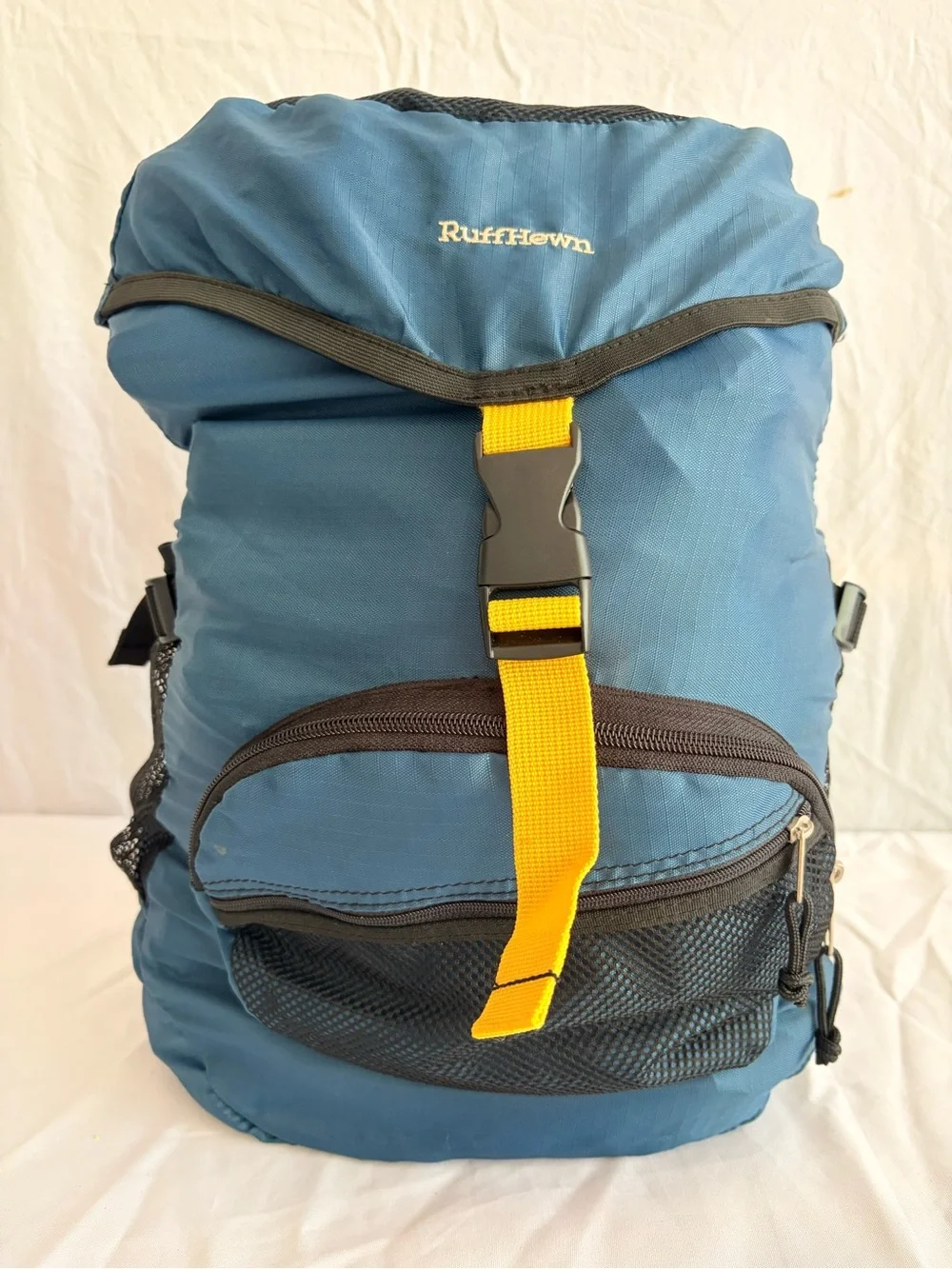 Ruff Hewn Men's Blue Daypack with Yellow Accent